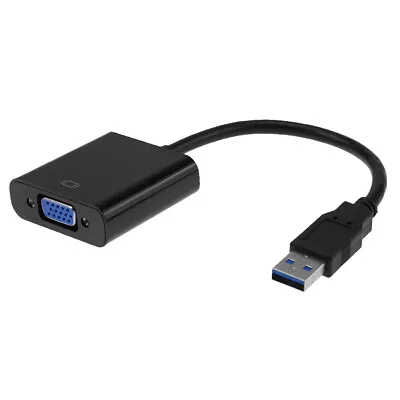 USB To VGA Adapter 1080P Multi-Display Video Converter For Windows 7/8/8.1/10 • $16.79