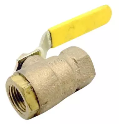 Milwaukee Valve Company Ball Valve 1/2  600WOG Bronze/Brass • $12.99