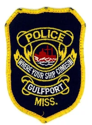 Mississippi Ms Gulfport Police Nice Patch Sheriff • $3.99