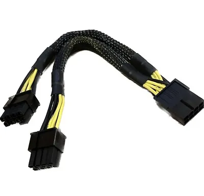 £3.99 • Buy PCIE Splitter 8-PIN TO Dual 8-PIN (6+2) - Black