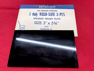 Sellstrom 3 PYX Weld-Safe Welding Helmet Plate Shade No. 5 (box Of 12) VINTAGE! • $120