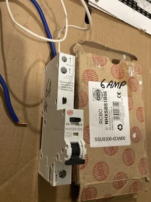 Wylex 6 Amp RCBO Type B NHXS Range • £12.50