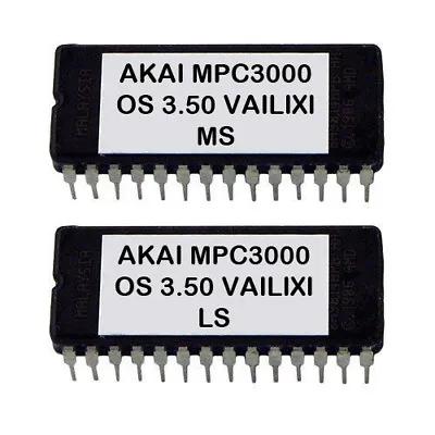 Akai Mpc 3000 OS 3.50 Vailixi Eproms MPC3000 Sampler Upgrade Firmware Eprom ROM • $21.25