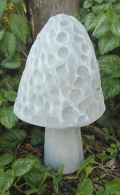 Poly Plastic 2 Piece Mushroom Garden Mold Plaster Concrete Mould 9.5 H X 6  W • $49.95