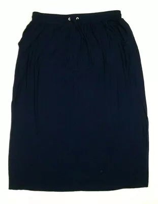 NEW YORK AND CO. Women's Skirt Sz XL Blue Side Slit Long Extra Large • $23.99