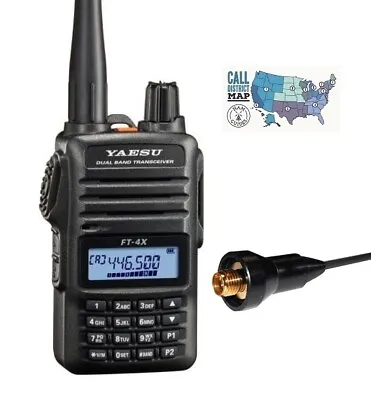 Yaesu FT-4XR Dual Band VHF/UHF HT Transceiver With Comet SMA-24J Antenna • $156.14