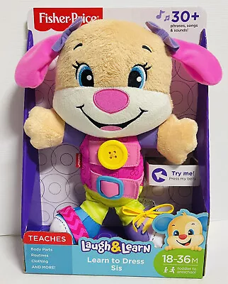 Fisher-Price Laugh & Learn Learn To Dress Sis 30+ Songs & Phrases A1 • $57.80
