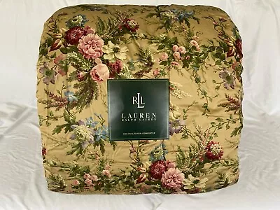 Ralph Lauren  ADRIANA   Floral Queen 4pc Comforter Set New Vintage  Sateen Rare! • $899.99