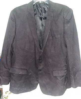 Gino Lussari Men’s Black Spots Coat Dress Jacket Black Size 48reg. • $24.95