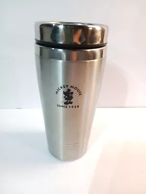 Mickey Mouse Since 1928 Disney Store Exclusive Metal Travel Mug Insulated 16 Oz. • $12.97