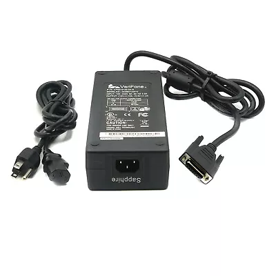 Genuine VeriFone Sapphire POS Power Supply CPS212132-3A-R GC99D132012 W/Cord • $36.57