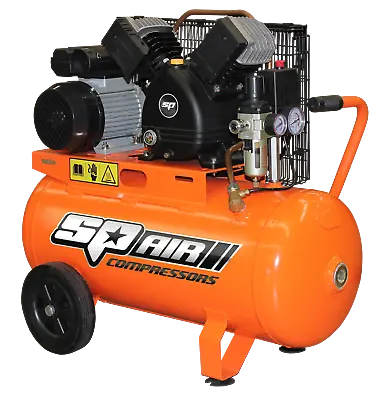 Compressor 2.2Hp Belt Drive 50Lt Tank Sp Air • $1173.95