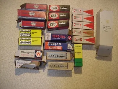 $10 • Buy Lot Of 21 Tubes For The Ham Radio. Various Brands. Untested.