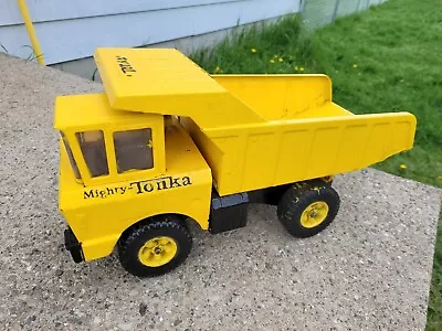 Vintage Tonka Mighty Dump Truck #2900 1965 Painted & Some Rust • $195