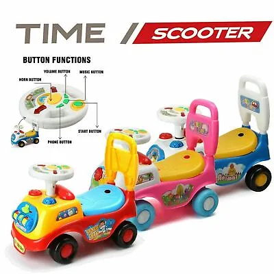 £27.95 • Buy My First Ride On Kids Toy Car Boys Girls Push Along Toddler Baby Walker Scooter 