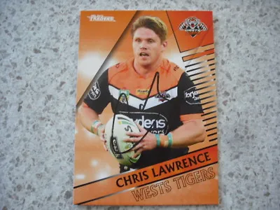 $9.99 • Buy Nrl Rugby League Card Personally Signed With Coa Tigers 2018 Chris Lawrence