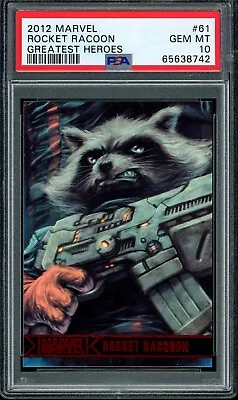 ROCKET RACCOON PSA 10 2012 Marvel Greatest Heroes #61 • $165