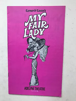 MY FAIR LADY Theatre Programme TONY BRITTON LIZ ROBERTSON • £2.95