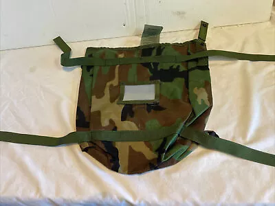 New USGI MOLLE II Radio Pouch Woodland Camo 8465-01-465-2057 • $12.99