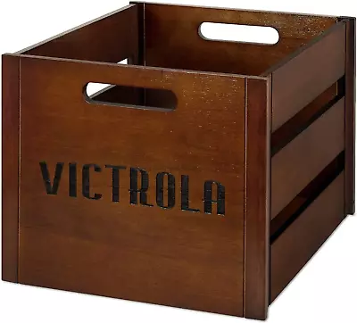 Victrola Wooden Record Crate • $65.99