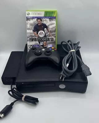 Xbox 360 S Slim 4GB 1439 Console Cords Controller Power TESTED Working Bundle • $89.99