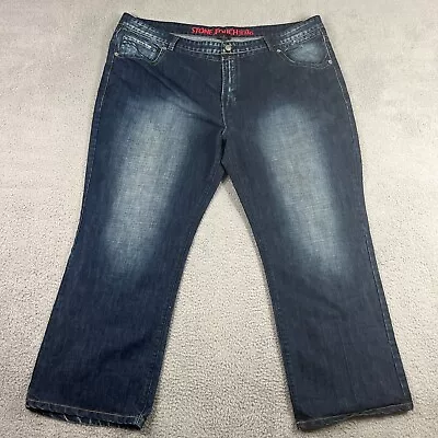 Stone Touch Jeans Mens 50M Denim Jeans Dark Wash 50x31 • $10.88