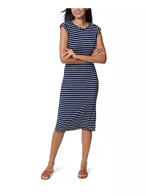 NWT! Anne Klein Sport Navy Stripe Dress Size XL • $28