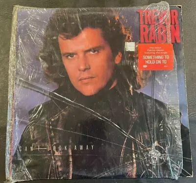 TREVOR RABIN CAN'T LOOK AWAY 1989 USED VINYL ALBUM ELEKTRA 60781-1 Shrink Wrap • $14.24