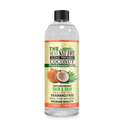 Nature Prime Coconut Fractionated Oil 100ml Perfect For Moisturising And Massage • £5.25