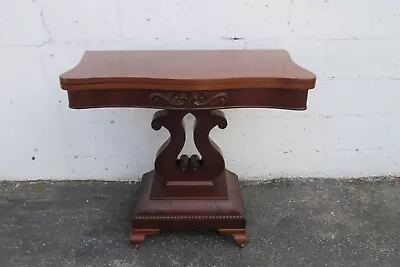 Empire Late 1800s Folding Card Gaming Console Dinette Table 4009 • $805.50