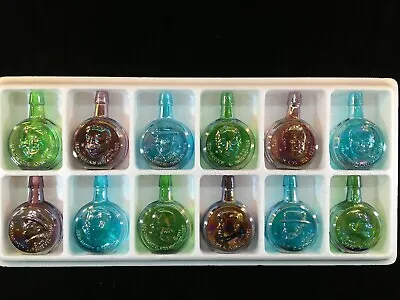 Collectible Mini WHEATON GLASS 1st To 12th Presidents Of The United States Set  • $23.99