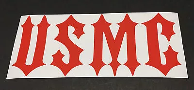 Red Marine Corps USMC Vinyl Sticker Car Truck Window Decal USA Bumper #2 • $3.99