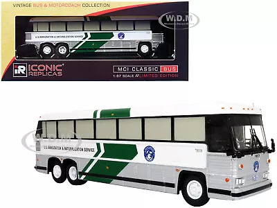 Mci Mc-12 Bus Us Immigration Naturalization Service 1/87 Iconic Replicas 87-0343 • $49.95
