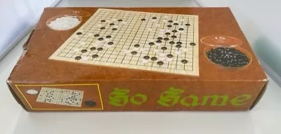 Japanese Go Game Go Board And Go Stone Set Vintage Open Box New  • $75