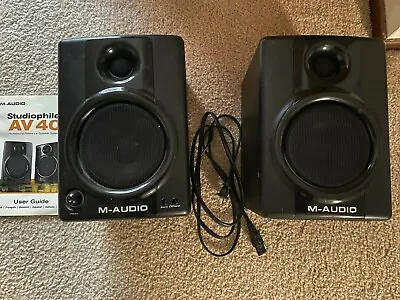 M-Audio Studiophile AV 40 Studio Monitor Speakers • $89.99