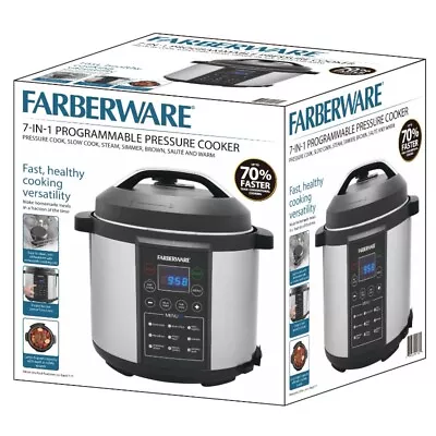 Farberware Programmable Digital Pressure Cooker 6 Quart • $53.10