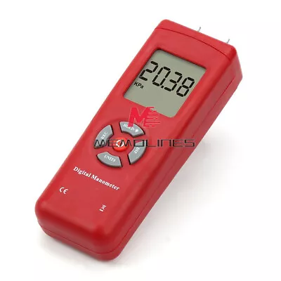 $42.99 • Buy TL100 Digital Manometer Air Vacuum Gas Differential Pressure Gauge Meter