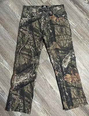 Mossy Oak Pants Mens 32x30 Camouflage Camo Break Up Country Hunting Streetwear • $24.95