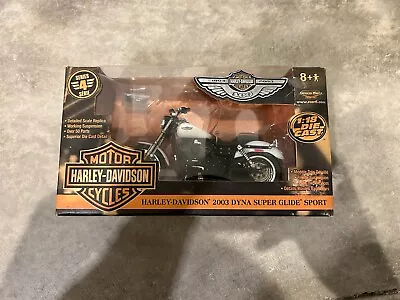 Harley Davidson 2003 DYNA Super Glide Sport Series 4 1:18 Die Cast Replica  • $19.65