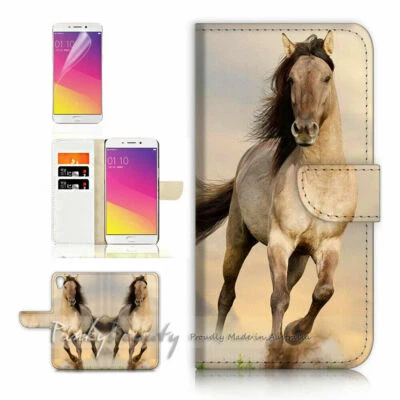$13.99 • Buy Horse TPU Phone Wallet Case Cover For Oppo A57S A57 4G 2022  - 21646