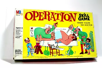 Milton Bradley Operation Game 1965 Rare Smoking Doctor Incomplete Not Working • $19