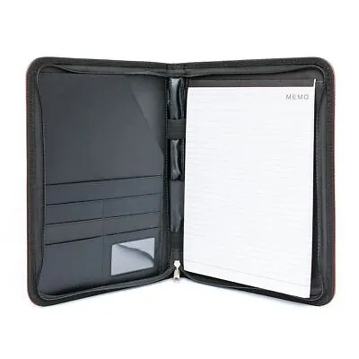 Conference Folder A4 Clipboard Leather Portfolio Document Organise UK • £9.99