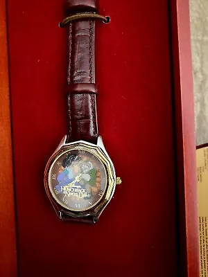 $60 • Buy 1996 Fossil Disney Hunchback Of Notre Dame LE Watch In Original Wood Box NEW