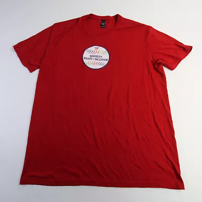 Washington Nationals District Short Sleeve Shirt Men's Red Used • $14.87