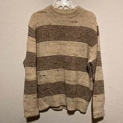 Vintage Pendleton Wool Donegal Pullover Sweater Men's Large Multicolor Striped • $34.99