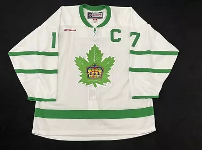 Toronto Marlies Game Worn Used St Pats AHL Authentic CCM Jersey Rich Clune 54 • $495