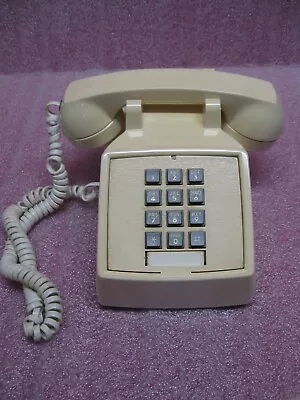 Vintage Itt Light Yellow Push Button Desk Phone • $4.99