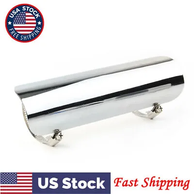 Exhaust Muffler Pipe Heat Shield Cover Protector For Harley Motorcycle Chrome • $14.58