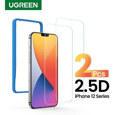 UGREEN 20338 2.5D Full Cover HD Screen Tempered Protective Film For IPhone 12/6. • $26.95