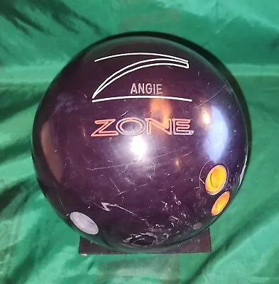 Brunswick Vintage Danger Zone Bowling Ball 13 Lbs 14.2 Oz Preowned SN DK47289 • $14.99